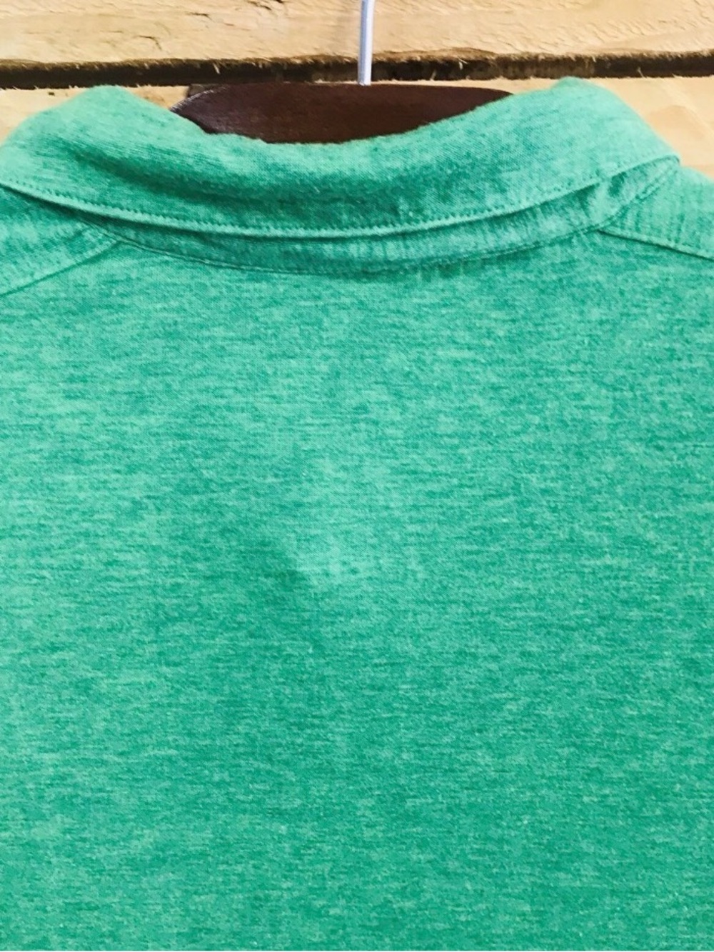 STIO Divide Polo Shirt Mens L Large Green Short Sleeve Golf Outdoors Hiking - Picture 5 of 7